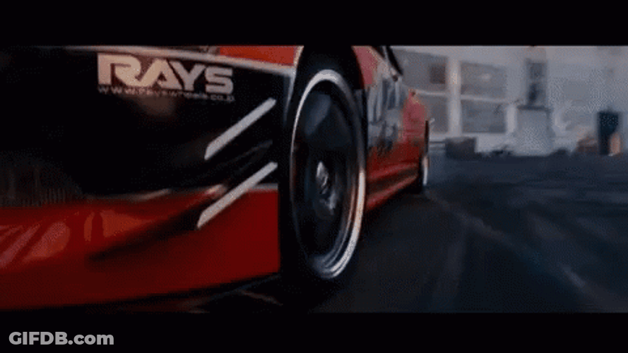 Tokyo Drift Wheel Gliding Close Up GIF