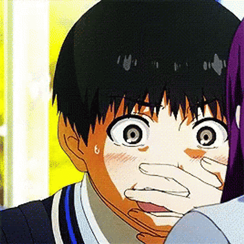 Tokyo Ghoul Blushing Ken Kaneki GIF