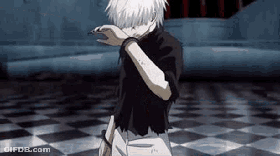 Tokyo Ghoul Kaneki Wiping Mouth GIF
