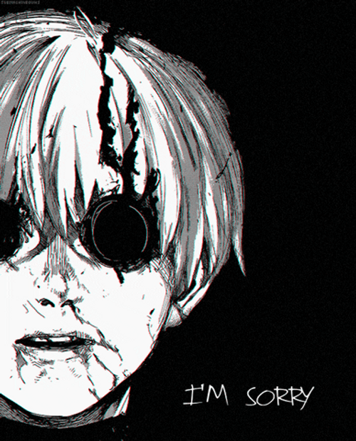 Tokyo Ghoul Ken Kaneki I'm Sorry GIF