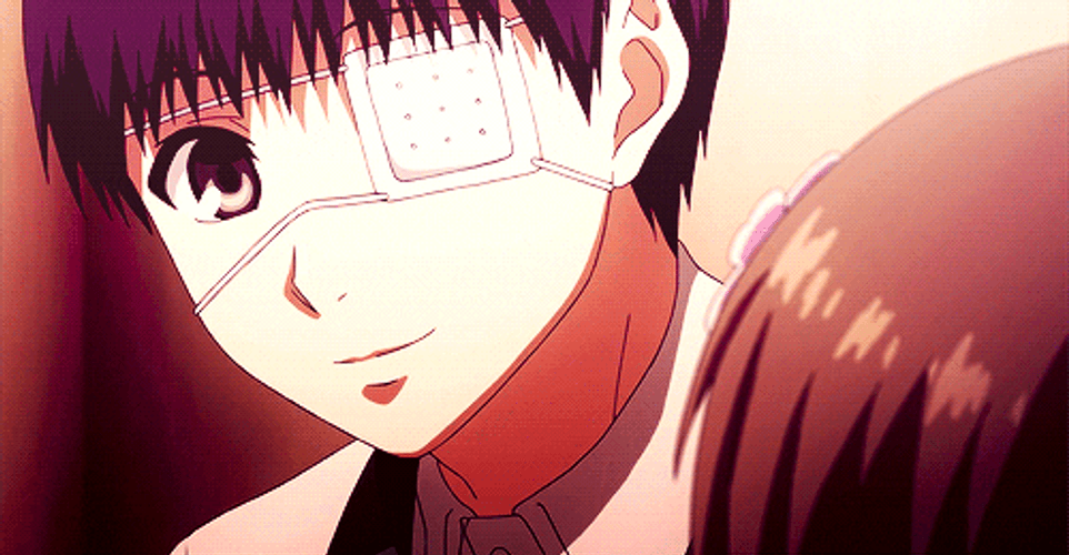 Tokyo Ghoul Ken Kaneki Smiling GIF
