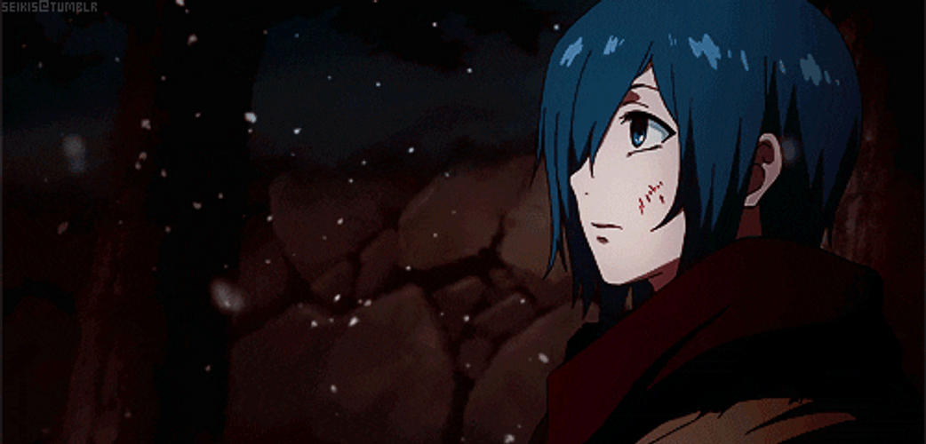 Tokyo Ghoul Touka Kirishima Sighing GIF