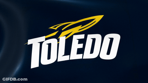 Toledo Logo With Yellow Lightning Bolt GIF