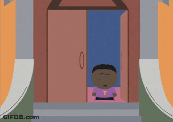 Tolkien Black Slamming Door GIF