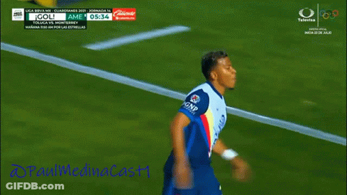 Toluca Vs Monterrey Soccer Game GIF