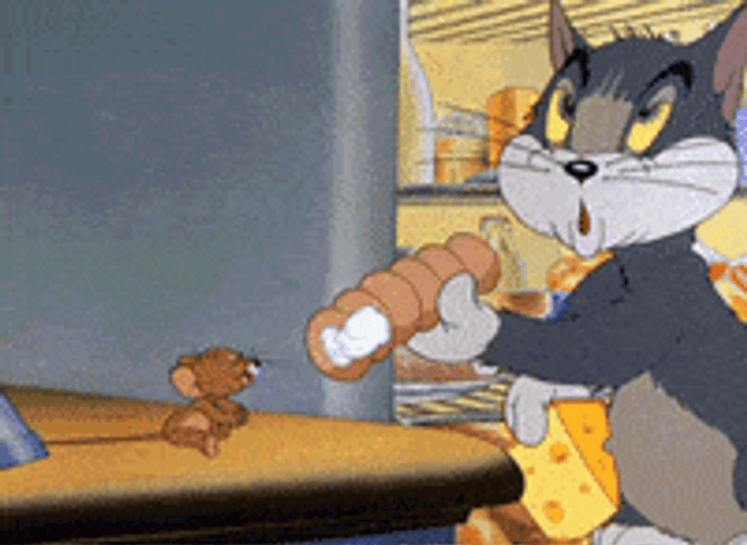 Tom And Jerry Blow Cream Pipe GIF