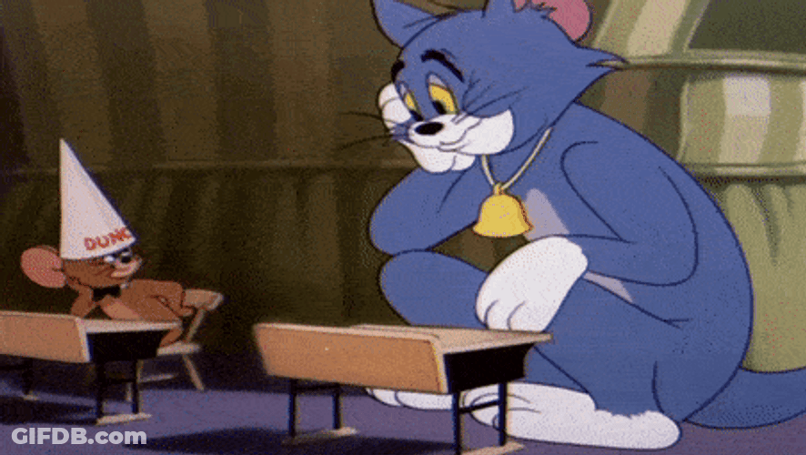 Tom And Jerry Cute Forehead Kiss GIF