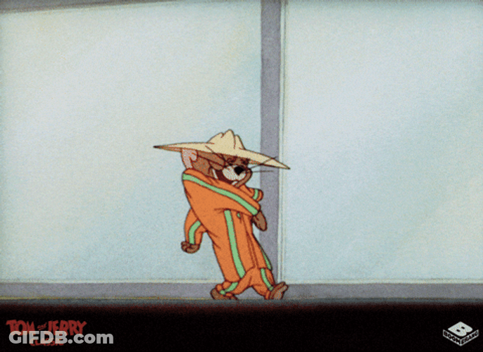 Tom And Jerry Fashion Walk GIF