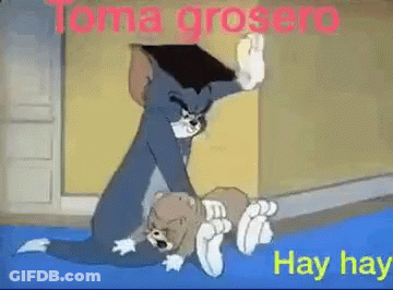 Tom And Jerry Fighting Toma Grosero Hay Hay GIF