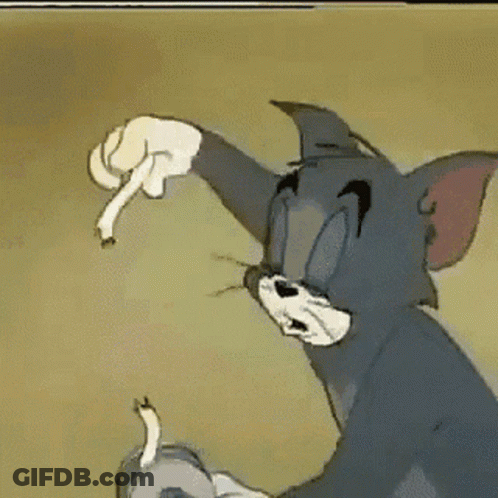 Tom And Jerry Giving Thumbs Down GIF