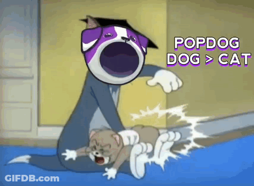 Tom And Jerry Popdog Dog > Cat GIF
