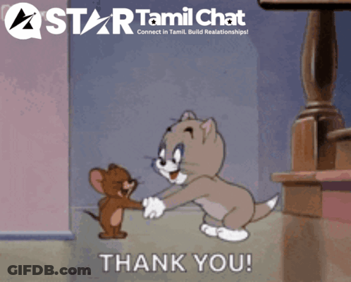 Tom And Jerry Shaking Hands Thank You GIF
