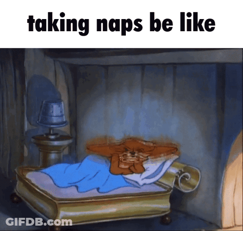 Tom And Jerry Taking Naps Be Like GIF