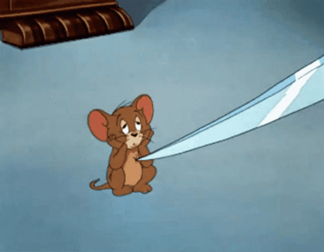 Tom And Jerry Tired Sad Exhausted Sigh GIF