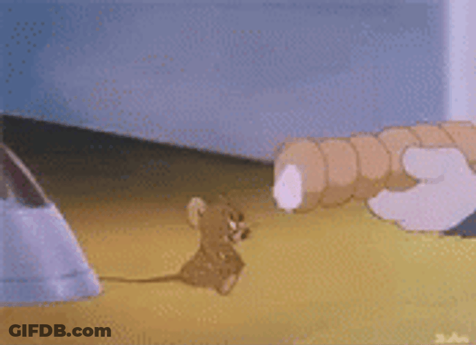 Tom Blow Cream Cheese To Jerry GIF