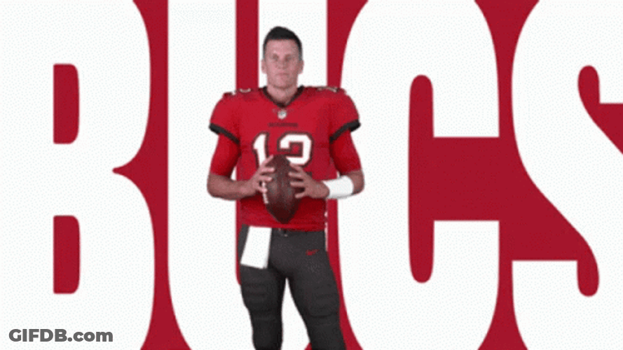 Tom Brady Lets Go Flip This Ball GIF