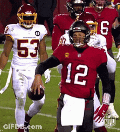 Tom Brady Lets Go Gestures GIF