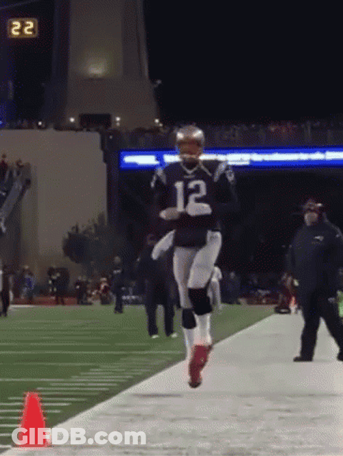 Tom Brady Lets Go Jumping GIF