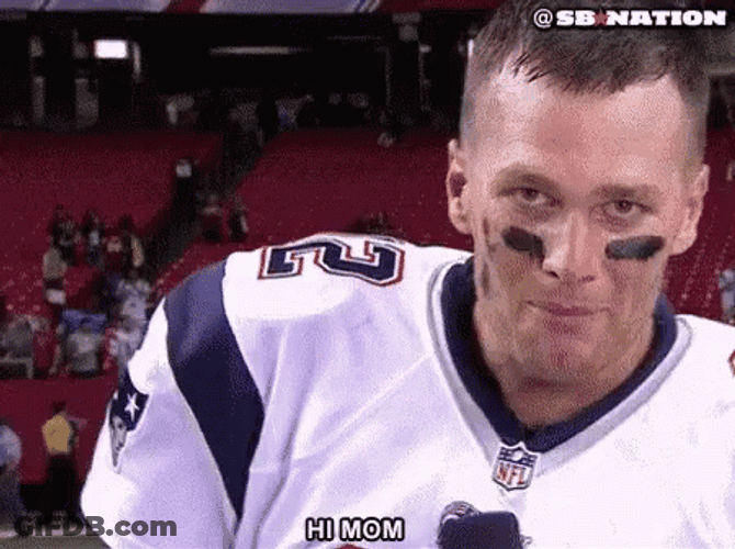 Tom Brady Lets Go Take Selfie GIF