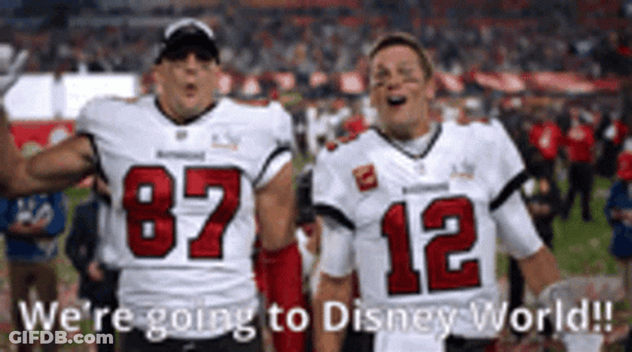 Tom Brady Lets Go To Disney World GIF