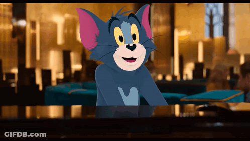 Tom Cat Smiling At Camera GIF