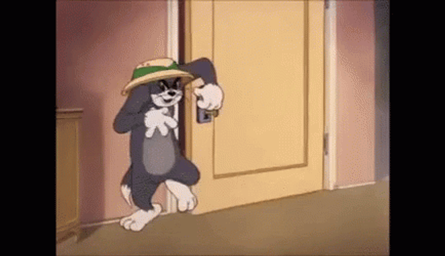 Tom Cat Sneaky Moves GIF