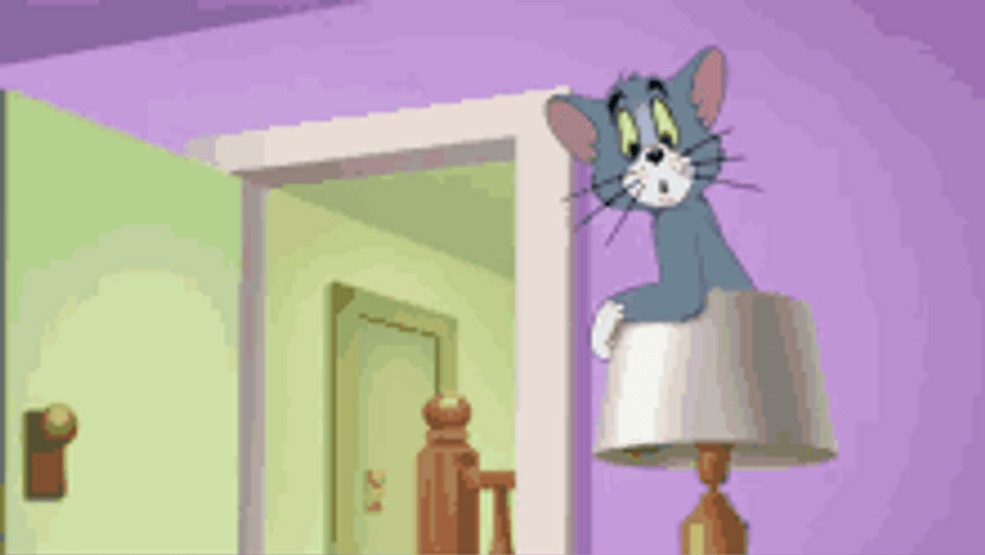 Tom Cat Surprised Phew GIF