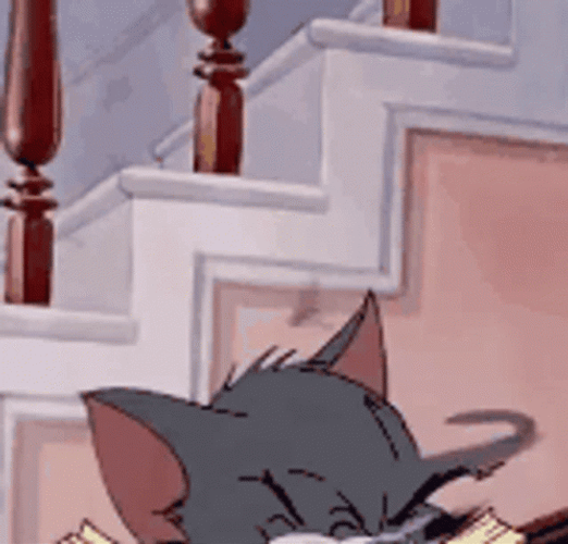 Tom Cat With Evil Smile GIF