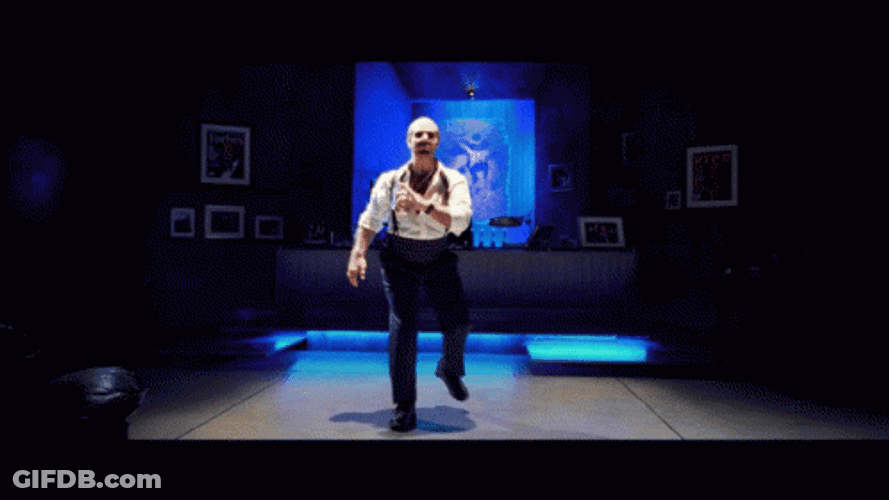 Tom Cruise Awkward Dance Tropic Thunder GIF