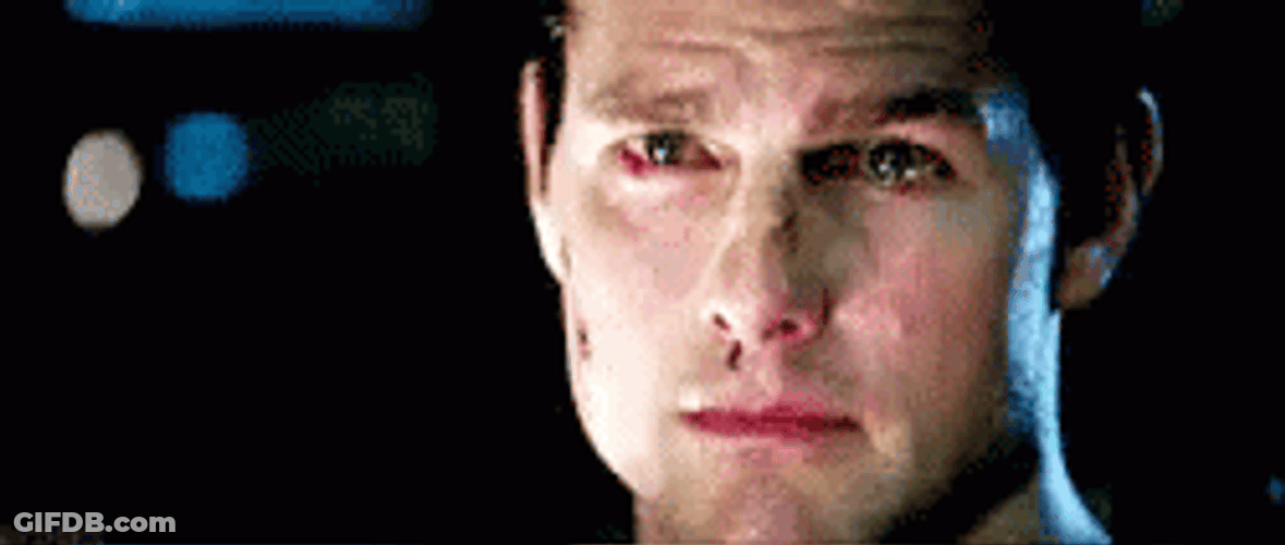 Tom Cruise Bruised Face Mission Impossible GIF