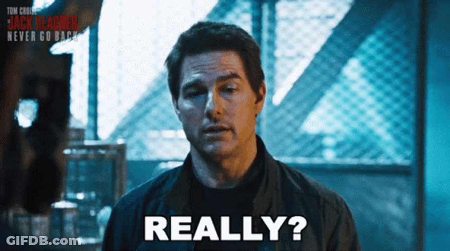 Tom Cruise Doubtful Asking Really GIF