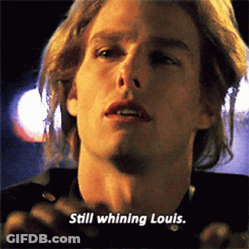 Tom Cruise Still Whining Interview With Vampire GIF
