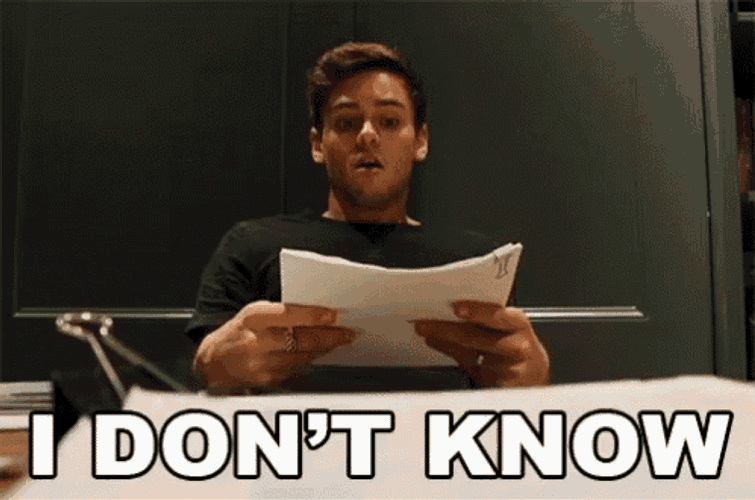 Tom Daley Idk GIF
