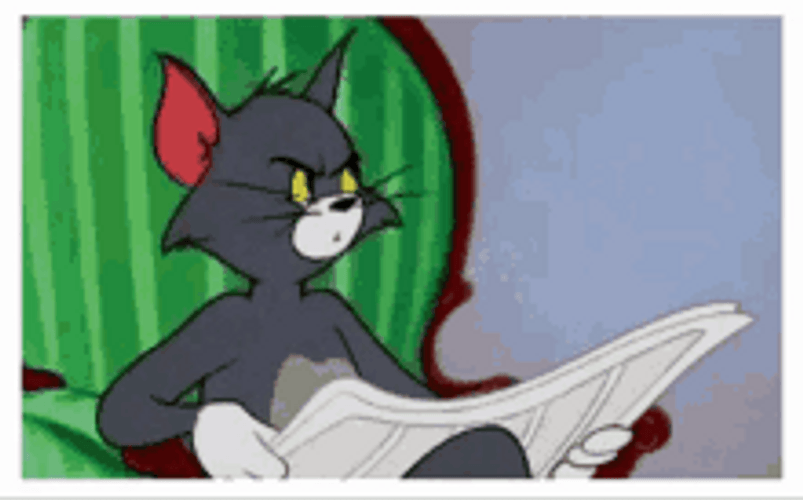 Tom Deep Think Reading GIF