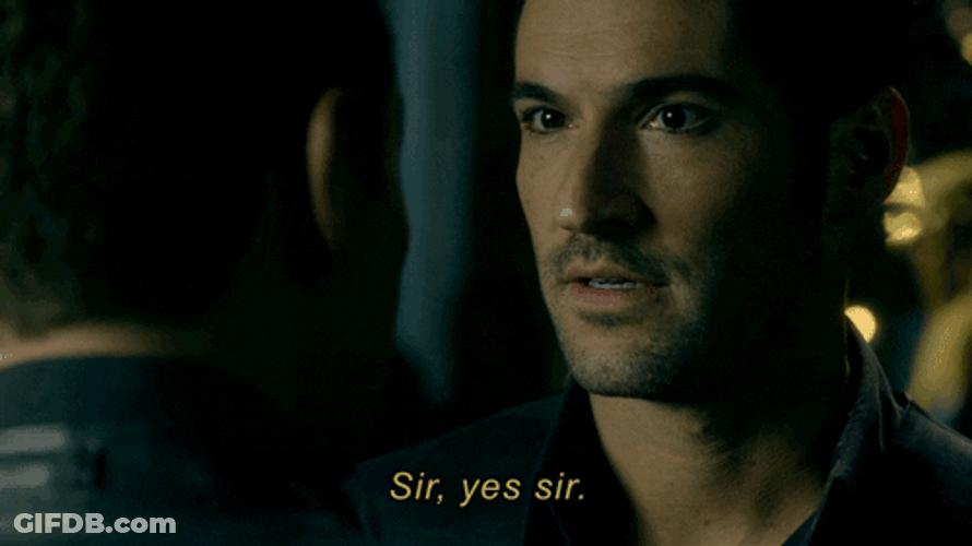 Tom Ellis Agree Sir Yes Sir GIF