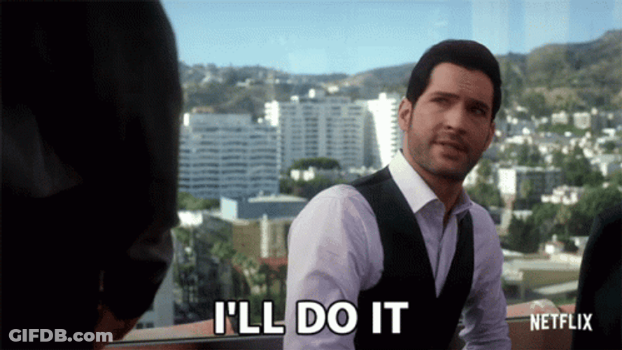 Tom Ellis I'll Do It To Volunteer GIF
