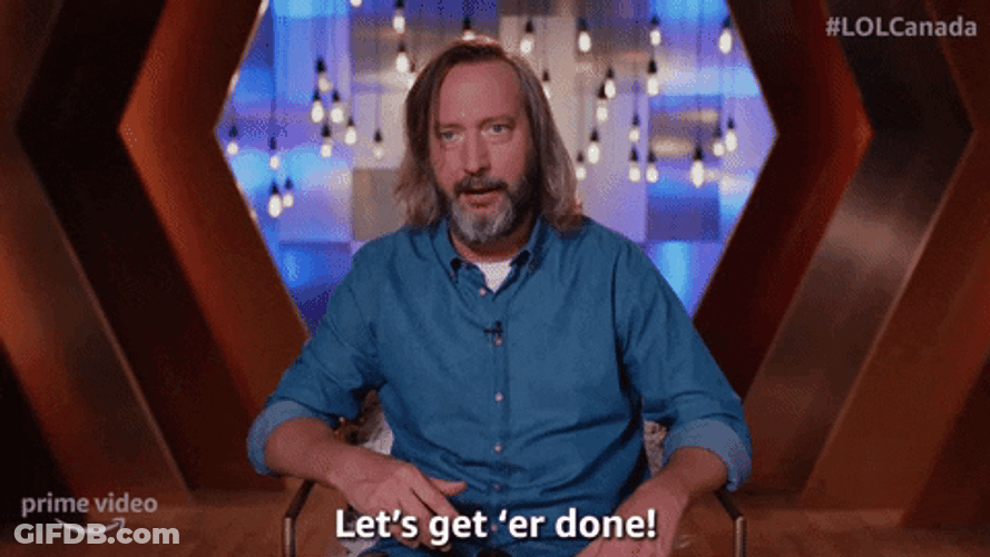 Tom Green Get Er Done LOL GIF