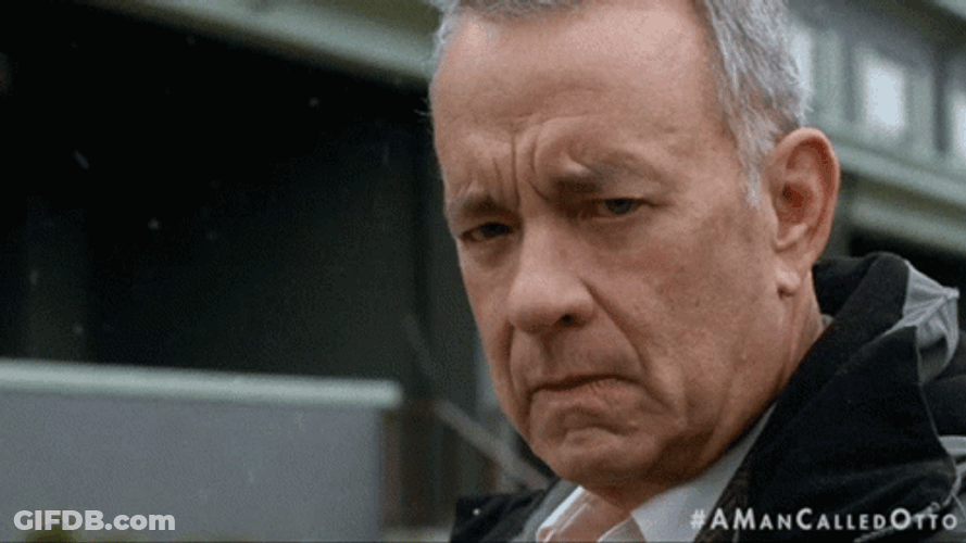 Tom Hanks A Man Called Otto GIF