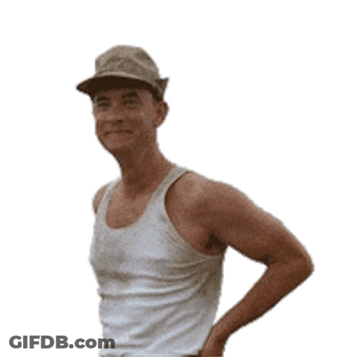 Tom Hanks Doing Hello Wave From Afar Without Background GIF