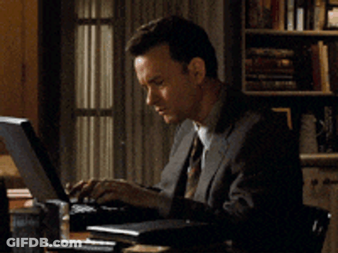 Tom Hanks In Computer GIF