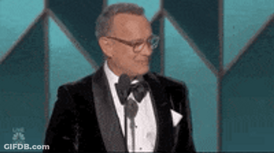 Tom Hanks Sobbing Trying Not To Cry GIF
