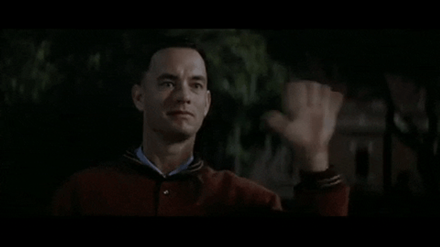 Tom Hanks Waves Goodbye GIF