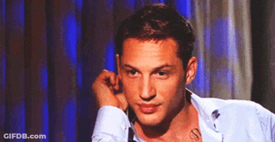 Tom Hardy Flirty Look GIF