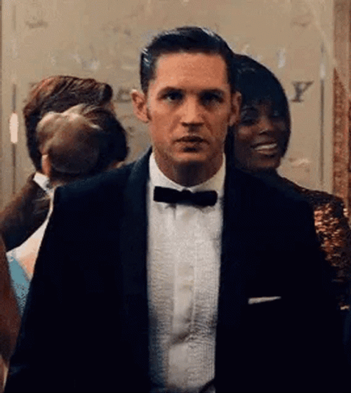 Tom Hardy In Tuxedo GIF