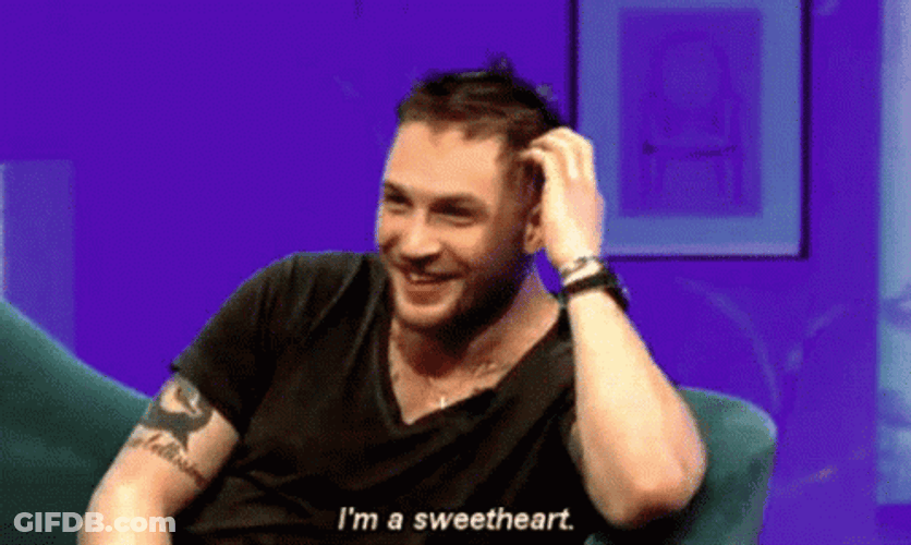 Tom Hardy Sweetheart GIF
