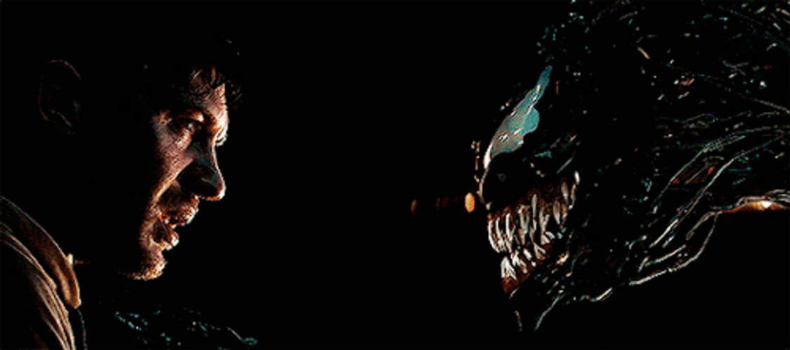 Tom Hardy Venom Face To Face GIF