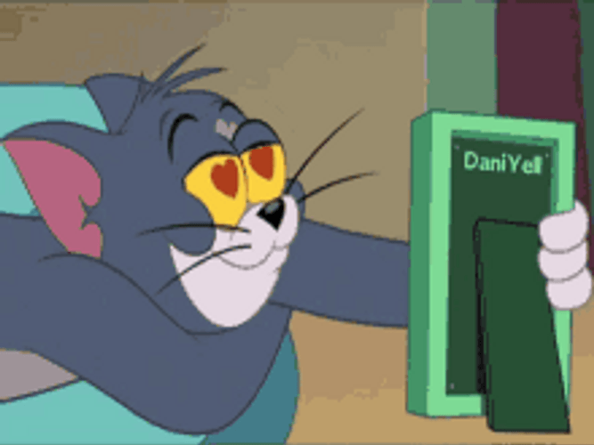 Tom Heart Eyes GIF