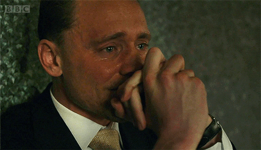 Tom Hiddleston Crying GIF