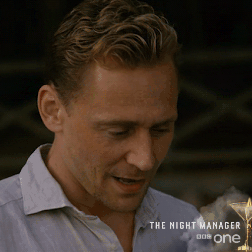 Tom Hiddleston Deep Sigh GIF