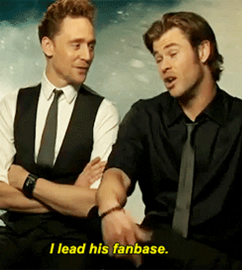 Tom Hiddleston Fanbase GIF